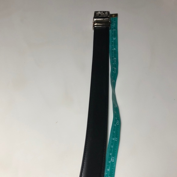 FENDI reversible leather belt w/ silver FF buckle main image 4